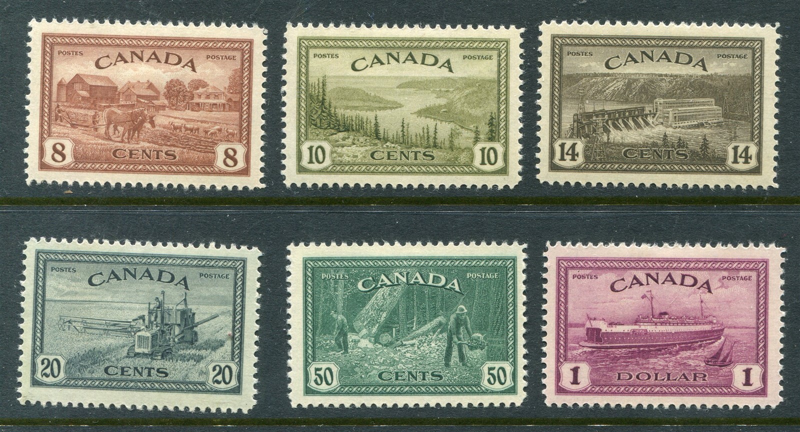 Canada #268-273 Farming Complete Set [Mint Hinged]