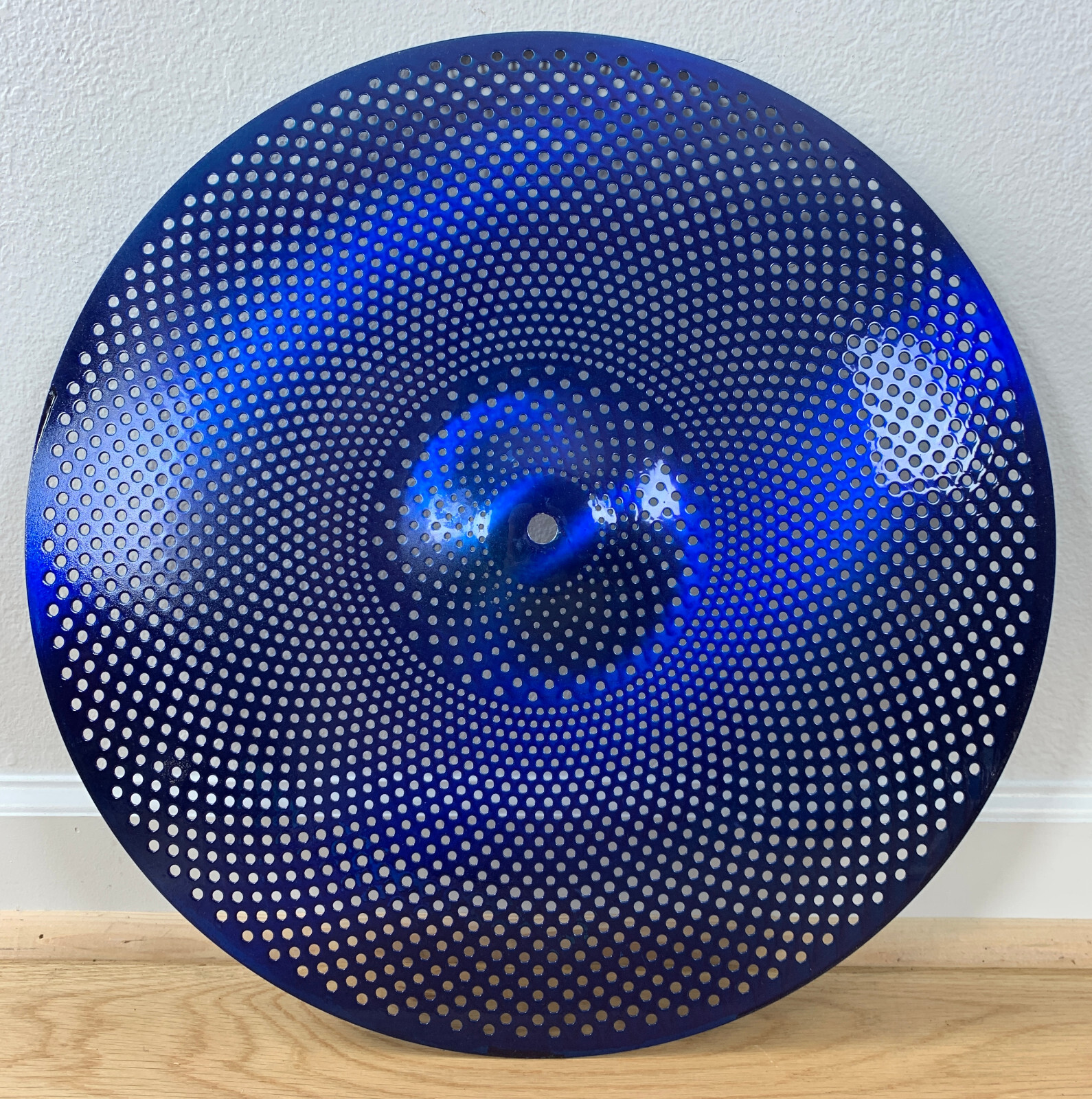 18" PRACTICE CRASH-RIDE CYMBAL Perforated Low Volume Rehearsal Quite w/ AUDIO