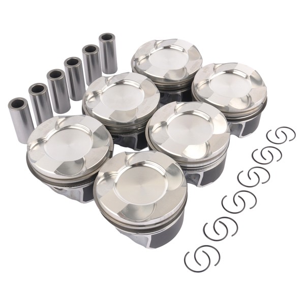 6* Pistons & Rings Set STD 22mm 84mm for BMW 335i 435i 535i X3 X4 X5 X6 N55B30A