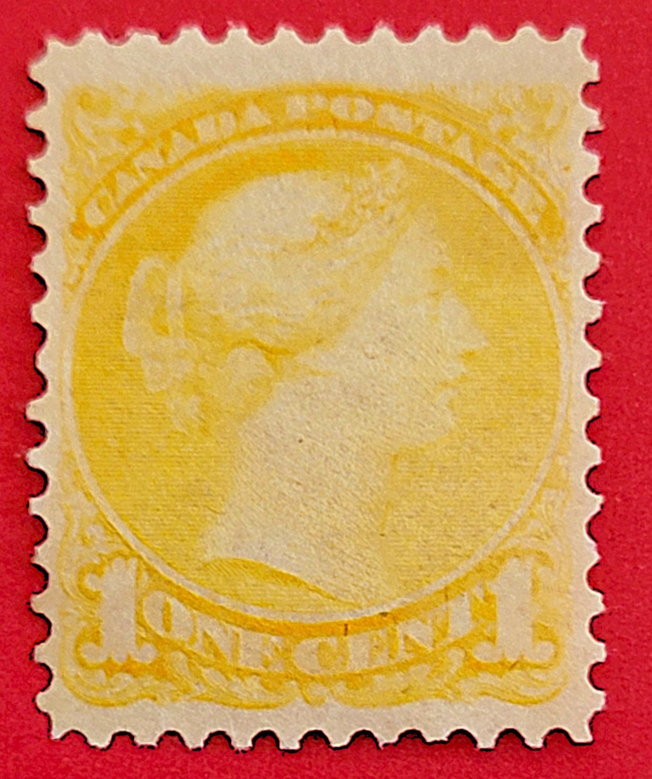 Canada Stamp #35 "Small Queen Issue" MNG