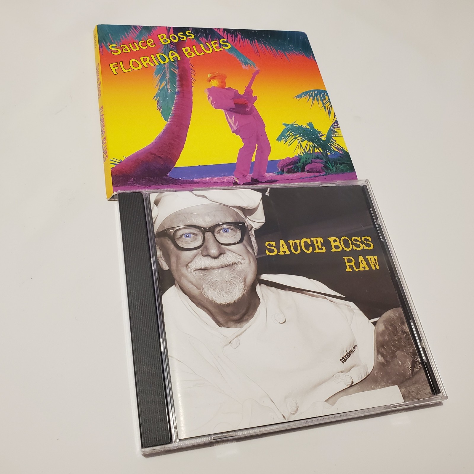 Sauce Boss CD Raw Florida Lot 2 Albums Music 2006 2008 Burning Disk Set FL Album