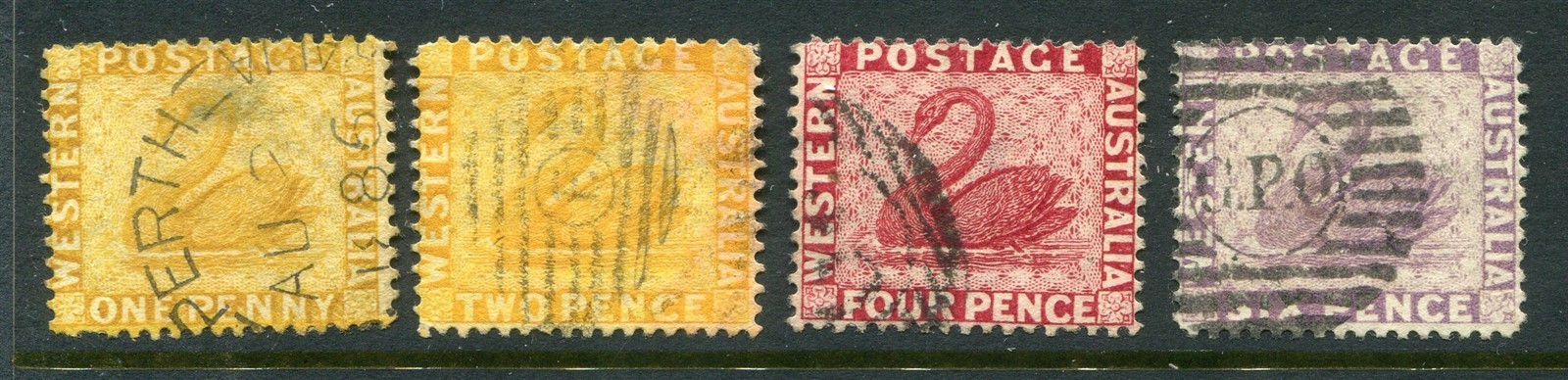 Australia Western Australia #49-52 Swan Complete Set [Used]