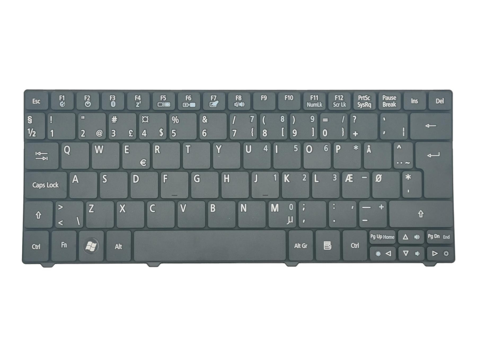 Acer Aspire 1810TZ-O 1820PT {1820PTZ} Internal Keyboard Nordic Black