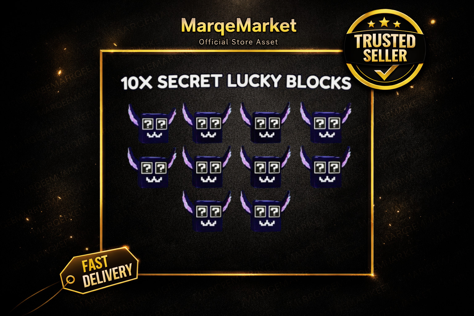 💎 10X SECRET LUCKY BLOCKS | 🧠 STEAL A BRAINROT | 🚀 Instant / Fast Delivery | 