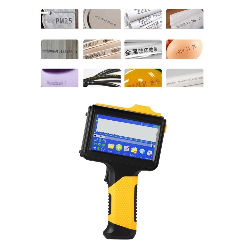 28 Language Handhelds Printers Labeler for Code Barcode Production Date Logos