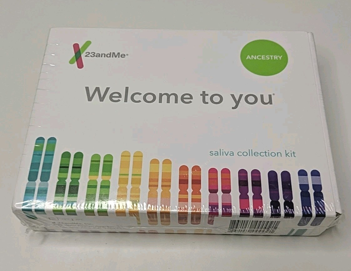 23 And Me Ancestry Saliva Collection Kit EXPIRED 06/26/2020 Factory Sealed