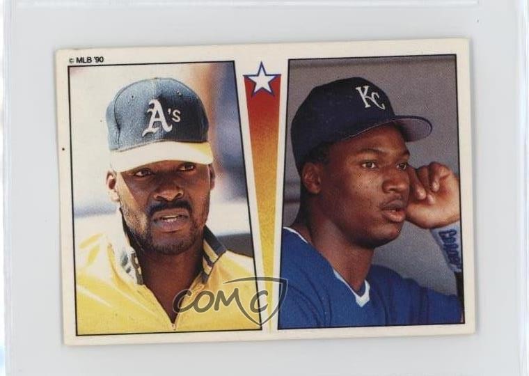 1990 Panini Album Stickers Dave Stewart Bo Jackson #198 7j0