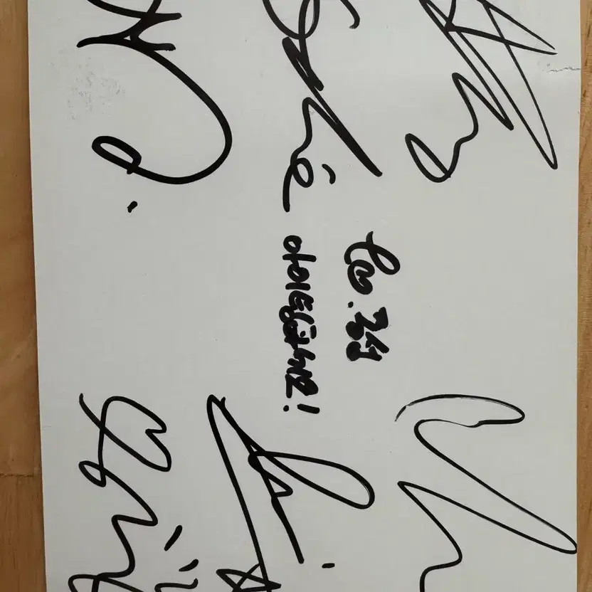 Ive Sign Nayeon K-pop Fan Poster/Photo, Rare Signed