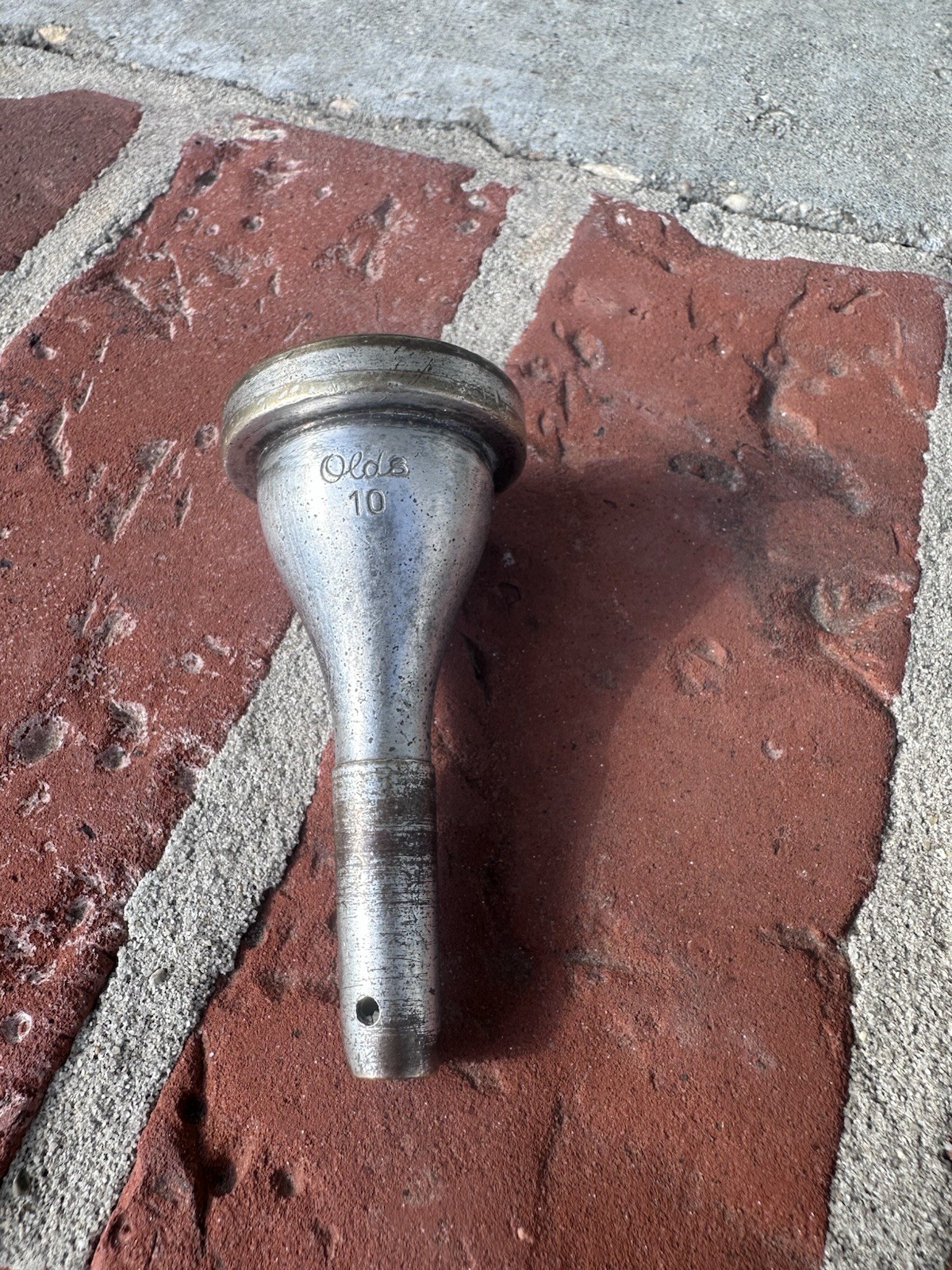 Vintage Olds 10 Trombone Mouthpiece HARD TO FIND FREE SHIPPING