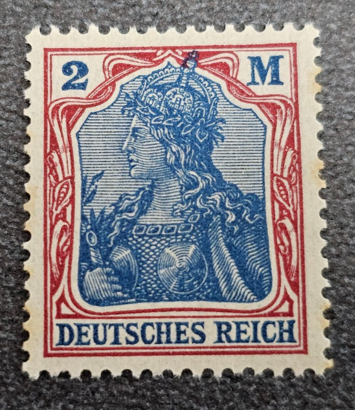 Stamp Germany Deutsches Reich Germania 2 Mark 1920 Mi. Nr. 152 [🇩🇪39460-17]