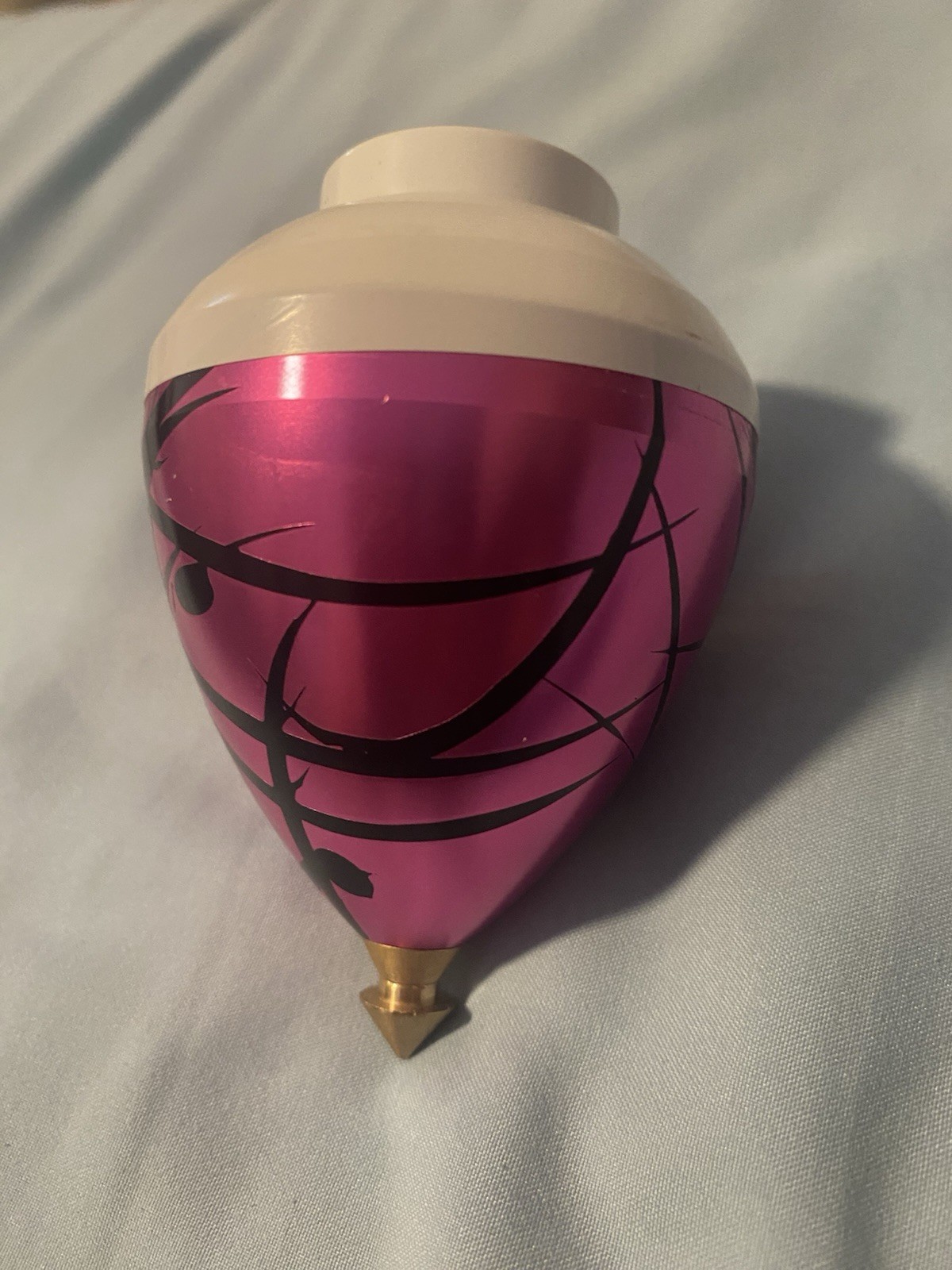 Spintastics Quicksilver Spintop, Ball-bearing Tip, Aluminum