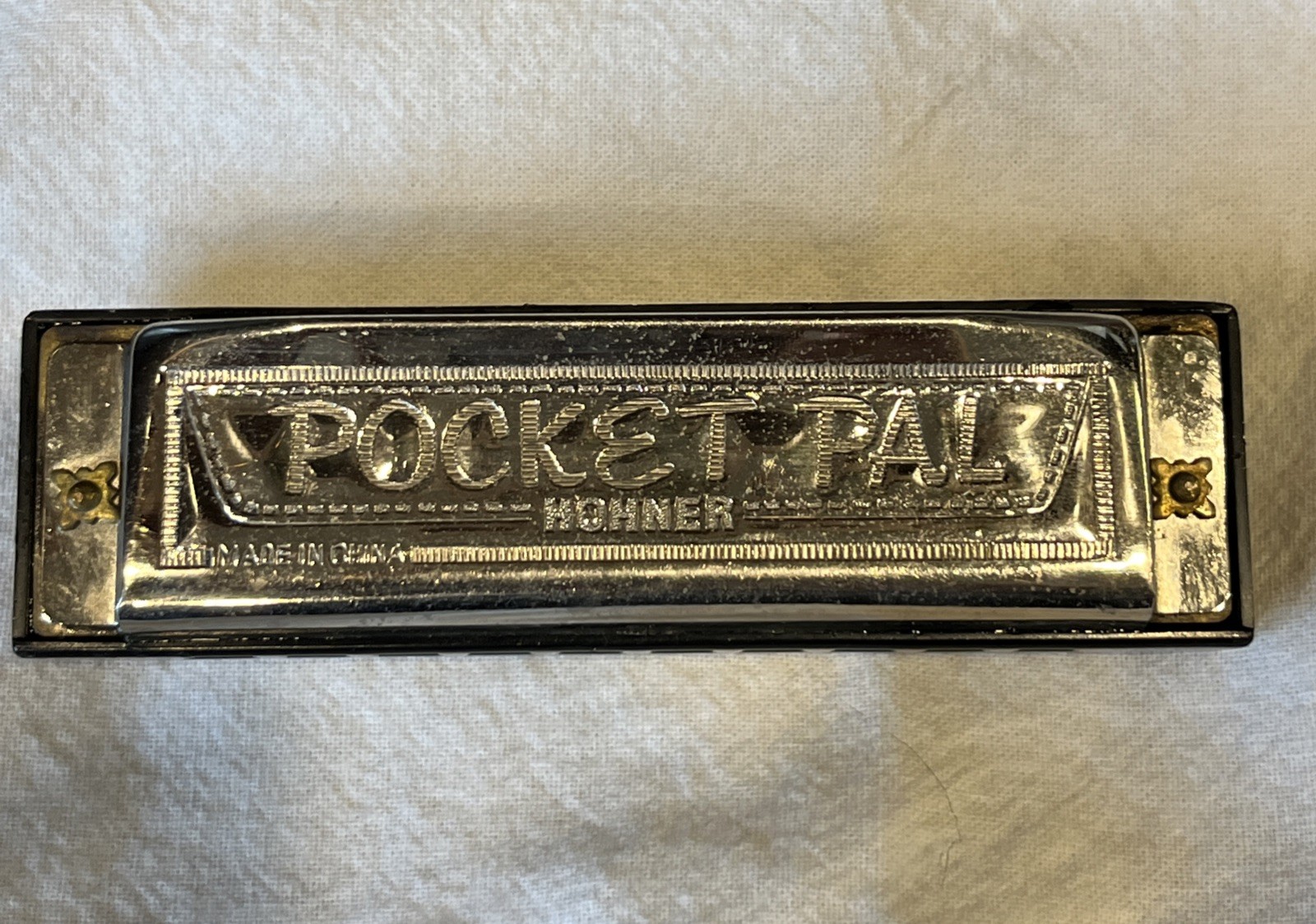 Vintage Hohner Pocket Pal Harmonica 10 Hole
