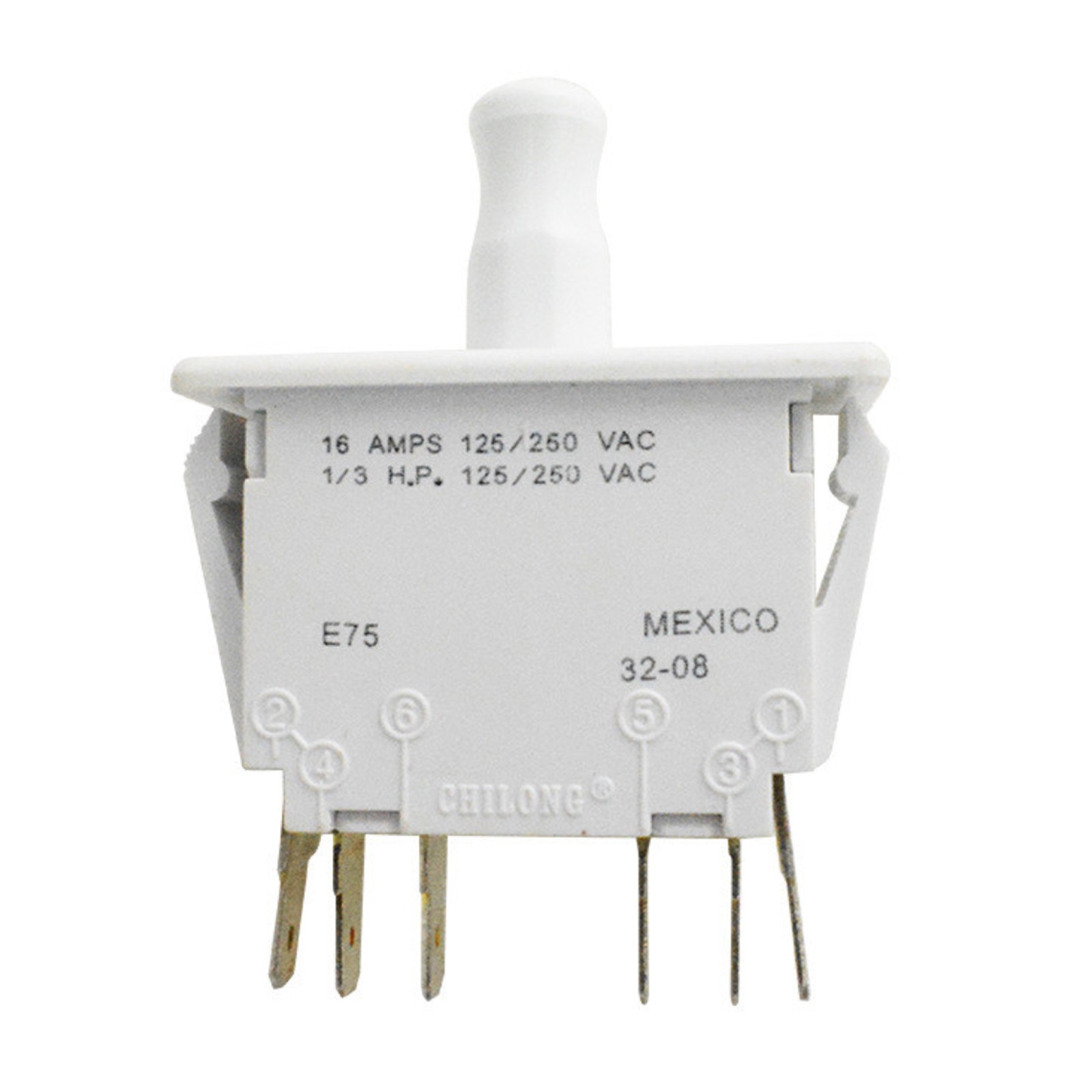 6-Pin Arcade Door One Position Switch Pull 16 AMPS 125/250 VAC For Video Game