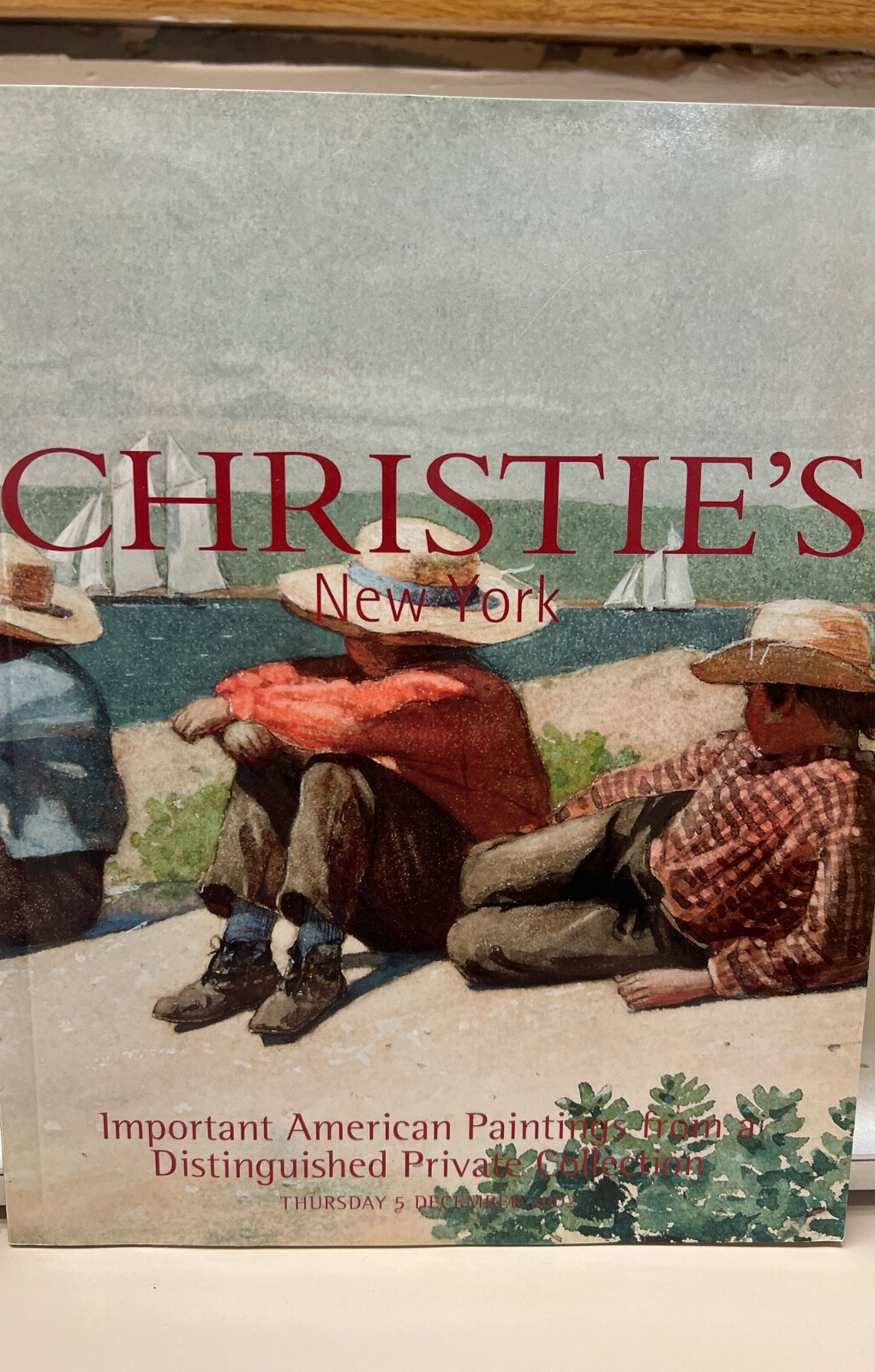 Christie's Important American Paintings & Drawings December 5, 2002 New York *
