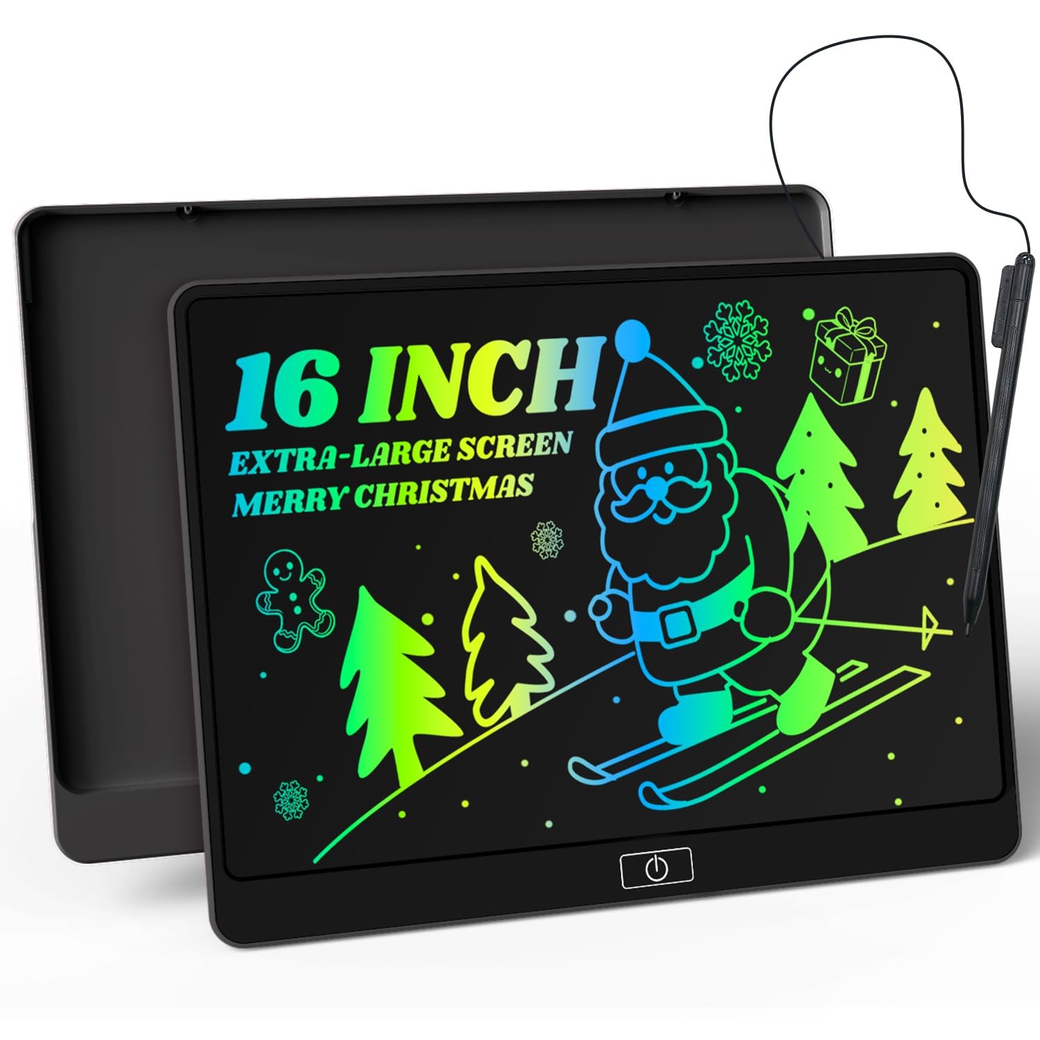 LCD Writing ,16 Inch Colorful Screen Doodle Board Educational Toys for 3 4 5 ...