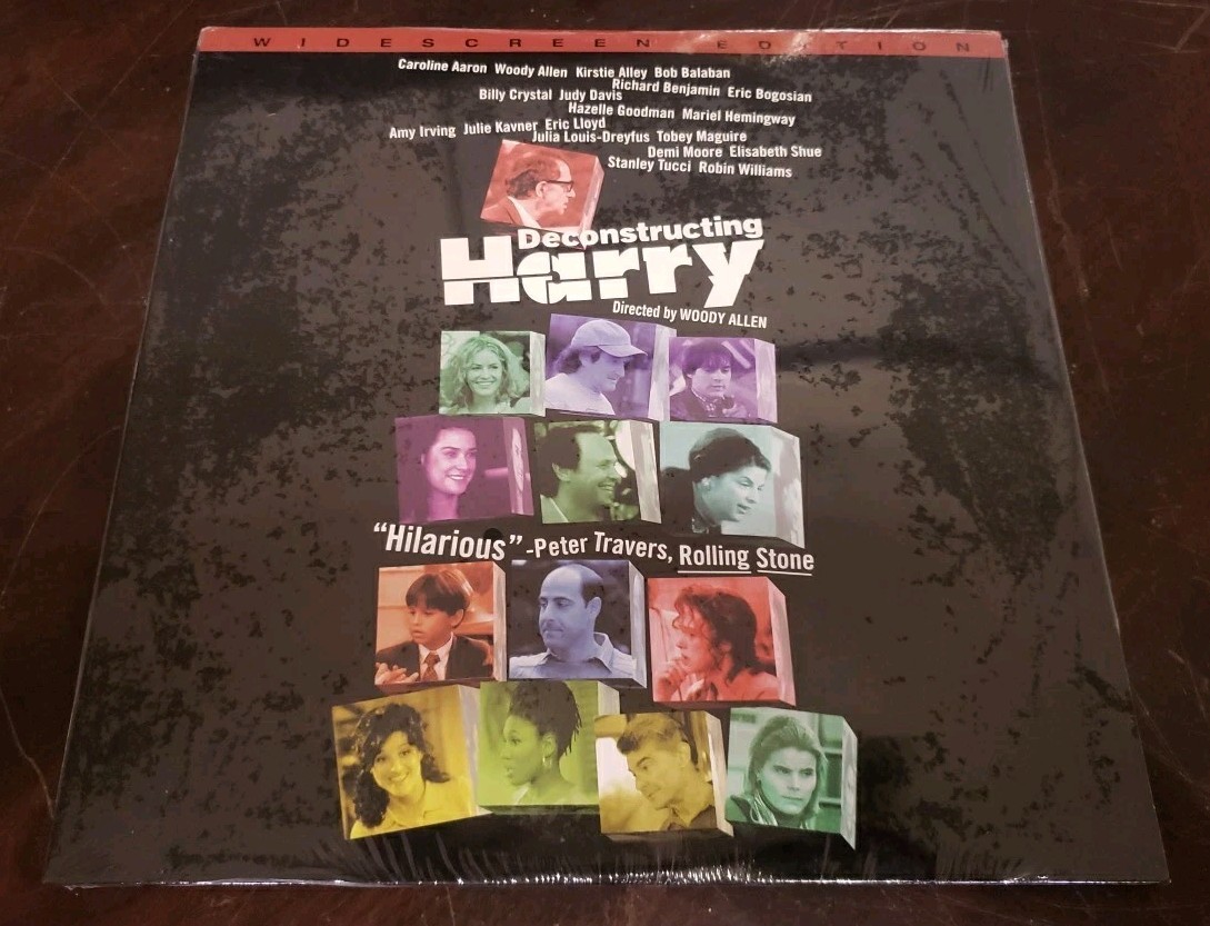 DECONSTRUCTING HARRY Laserdisc Woody Allen BRAND NEW SEALED Julie Kavner W23
