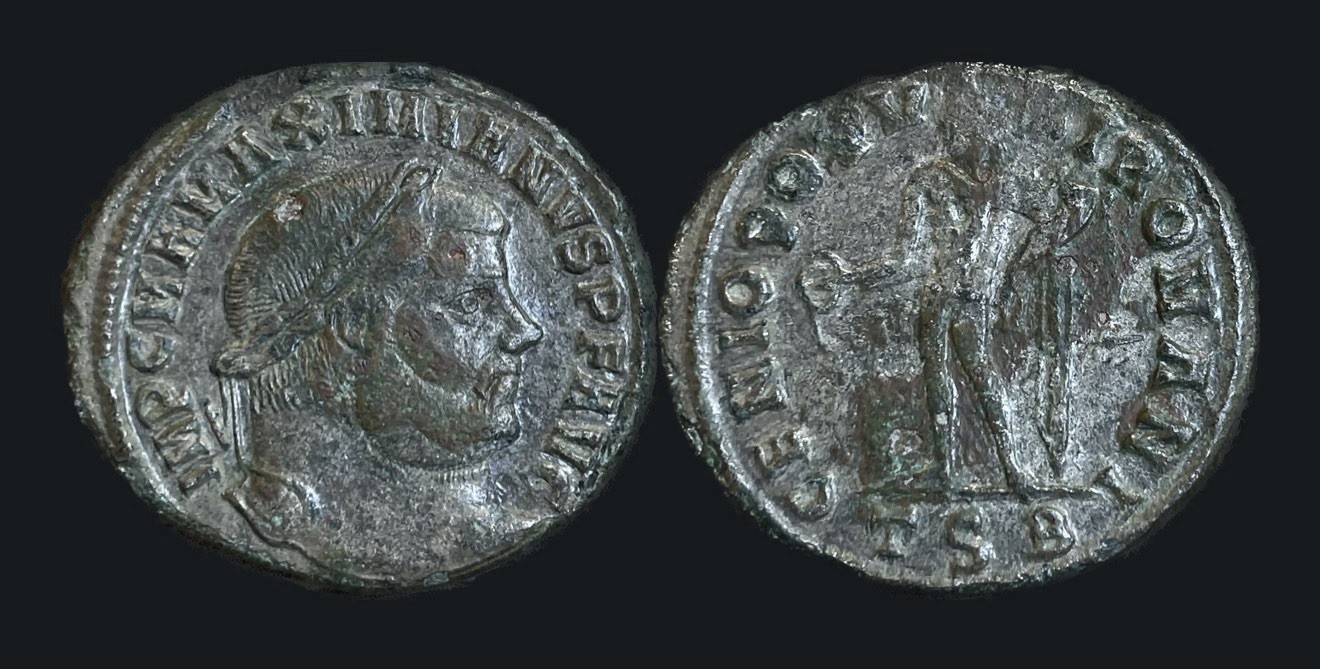 Maximian Herculius AE1 Follis GENIO POPVLI ROMANI