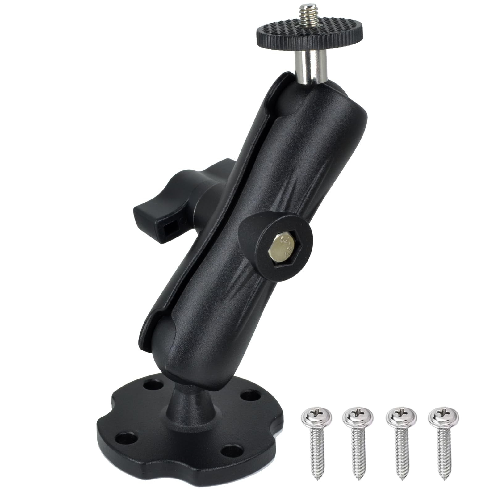 HeavyDuty Camera Wall/Desktop Mount with 1/4"20 Thread, Aluminum Alloy Arm, D...