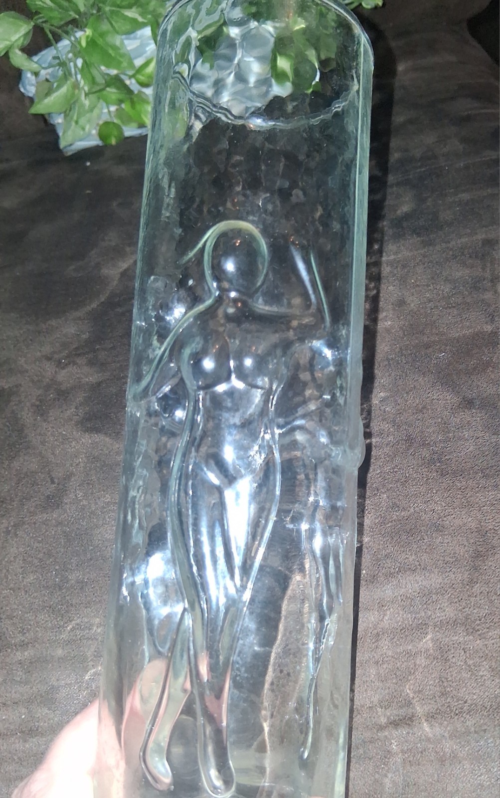 VINTAGE LIBBEY La Femme Highball 3D Female Body Glass Mid-Century Mod 9"