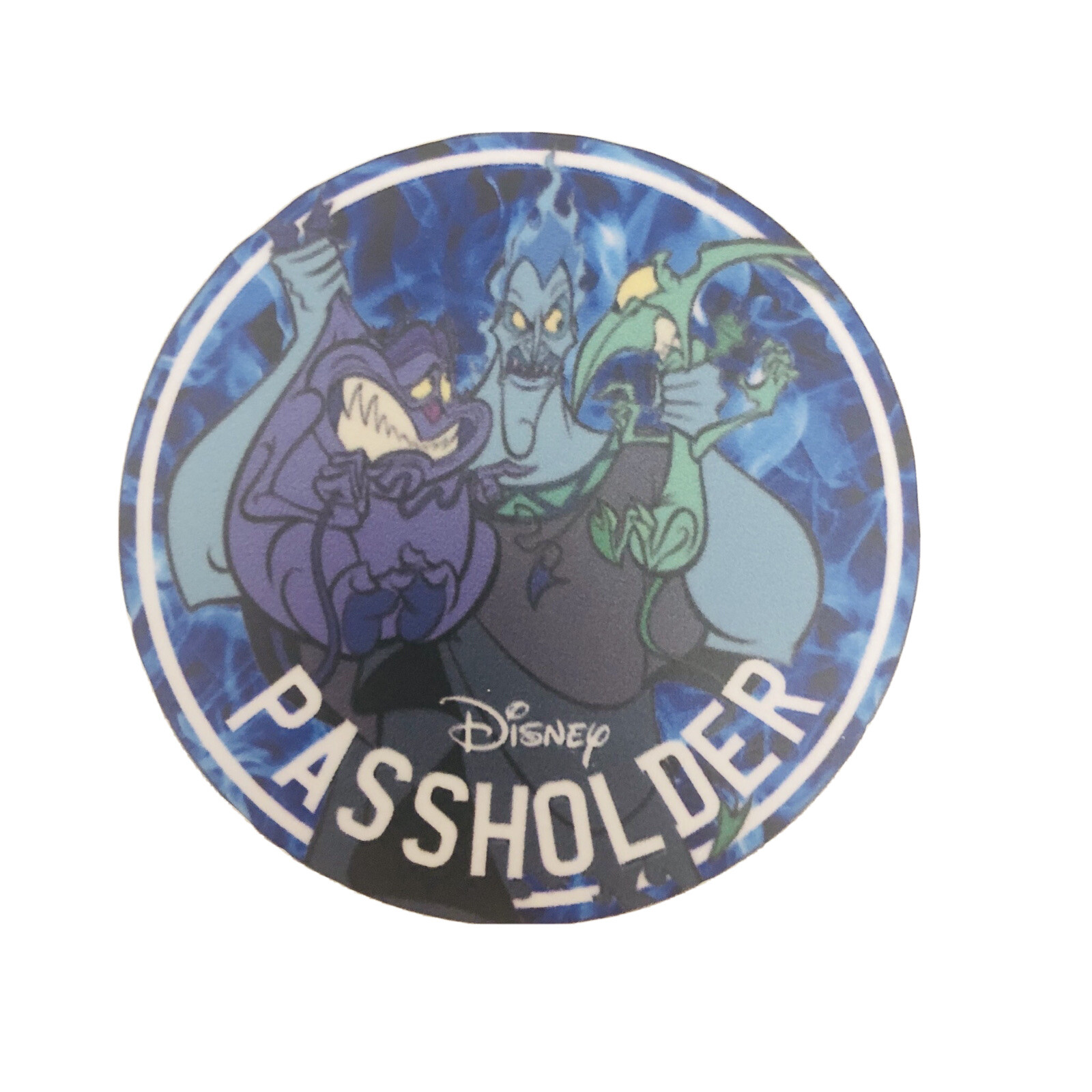 Disney Parks Shutdown 2020 Hercules Hades Pain & Panic Passholder 4” X4” DECAL