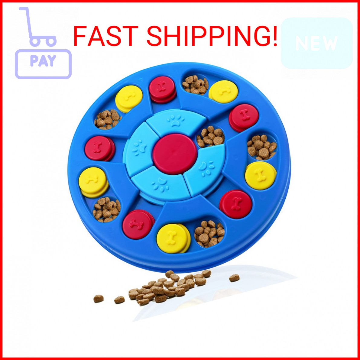 Yoboeew Dog Puzzle Toys Interactive Toy for Puppy IQ Stimulation &Treat Training