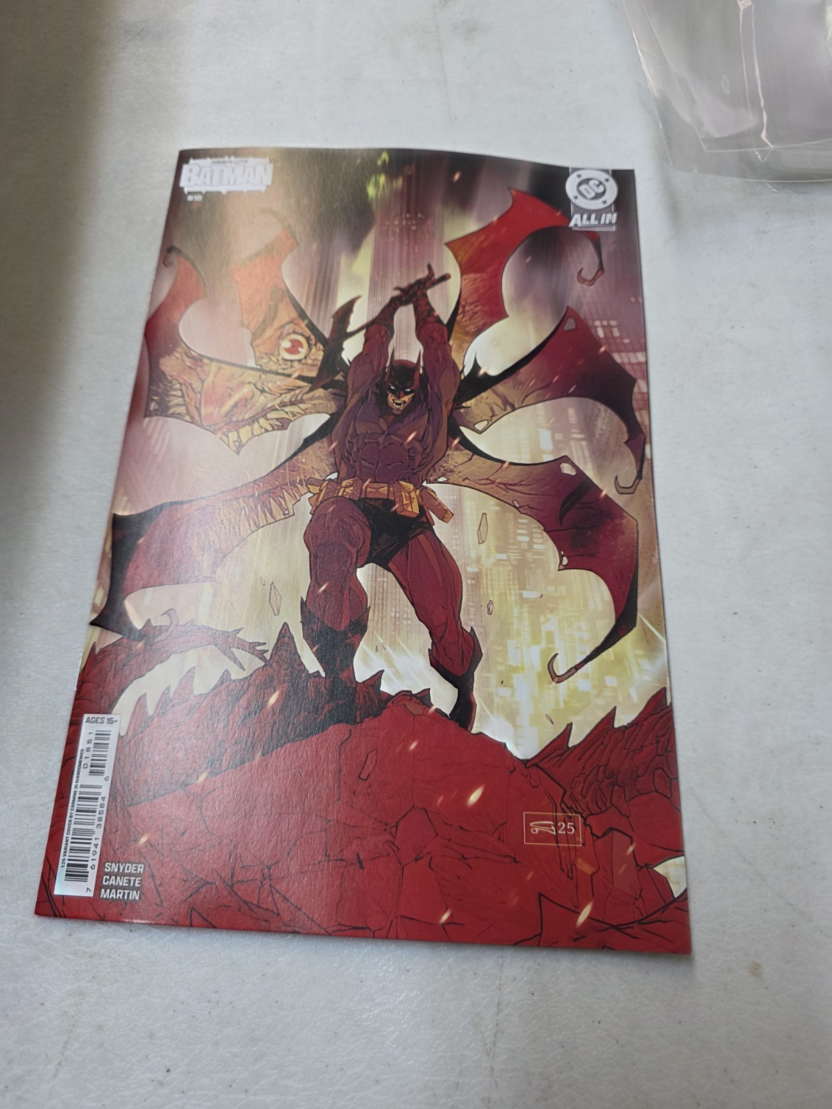 ABSOLUTE BATMAN #18 CARMINE DI GIANDOMENICO 1:25 Ratio Variant Cvr E