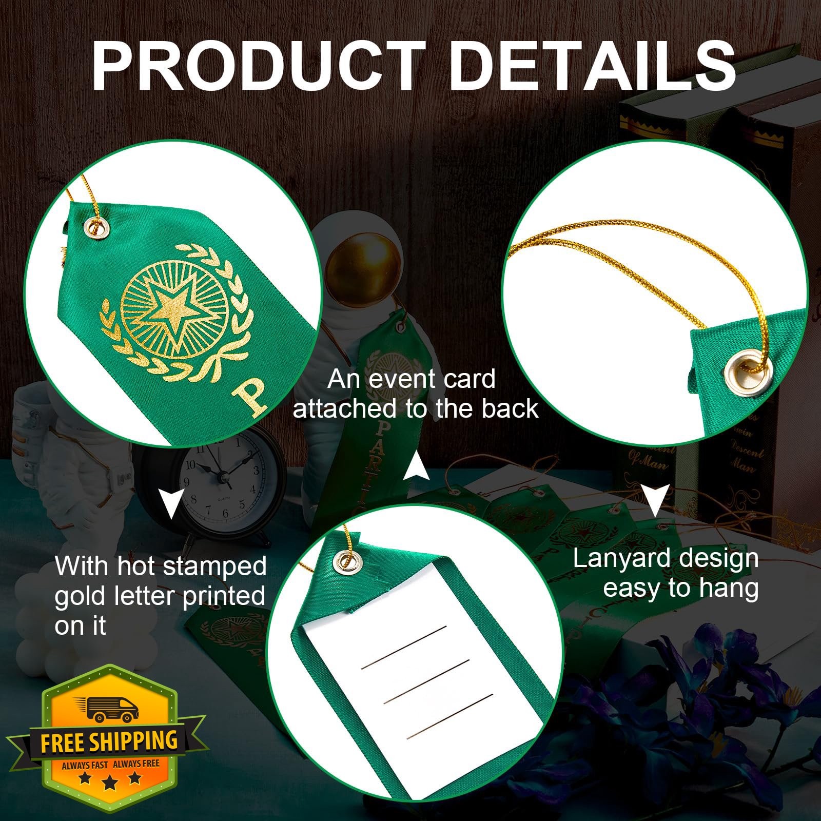 180pc Award Ribbons Participant Event Card Field Day 1st Place Sports Music