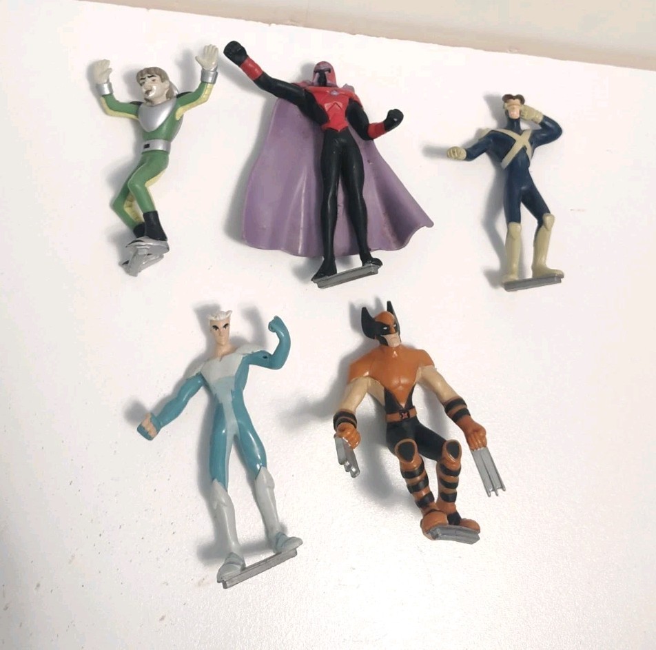 2001 Burger King X-Men Figure Lot Of 5 Ty37