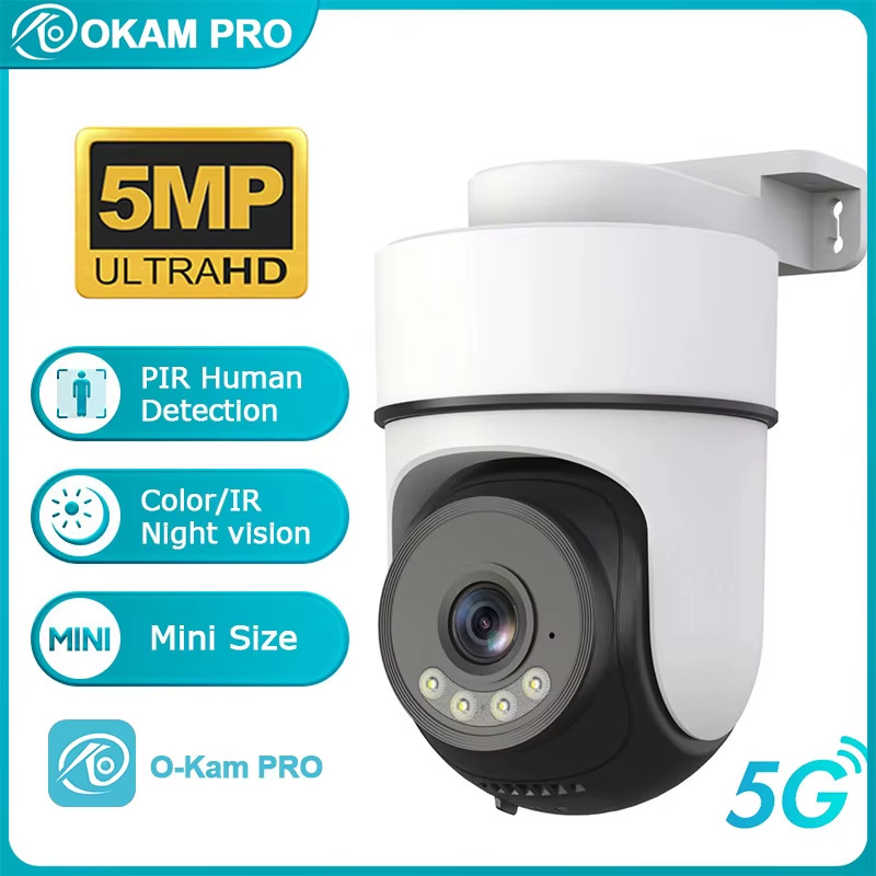 PRO Home Security Camera HD 5MP 5G Wifi IP CCTV PIR Mobile Tracking Color Night 