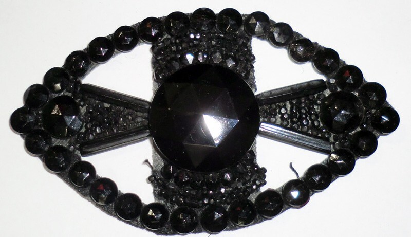 Black Mourning Funeral Trim Vintage Antique Victorian Adornment BB87-20