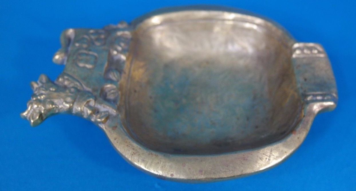 Very Rare Swiss Steinlin Hand Made Bronze Dish/Ashtray