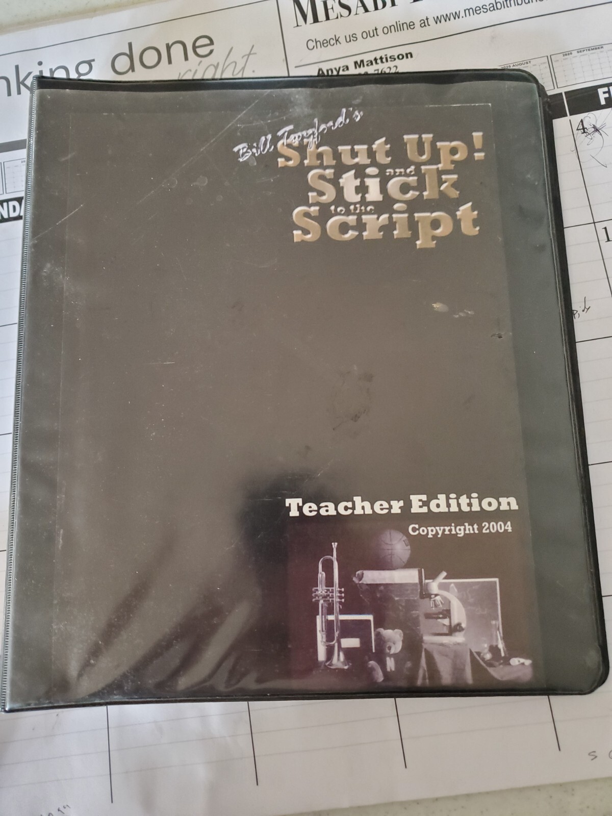 Bill Twyford's Shut Up! and Stick to the Script - Teacher Edition Course
