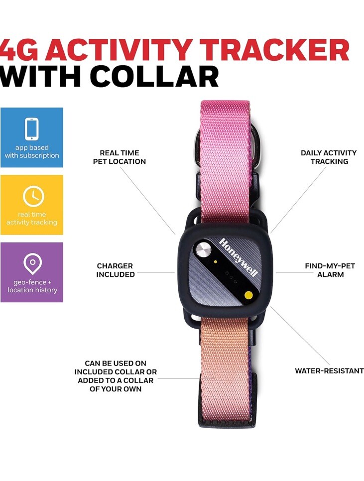 Honeywell Pet Activity Tracker with GPS for dogs