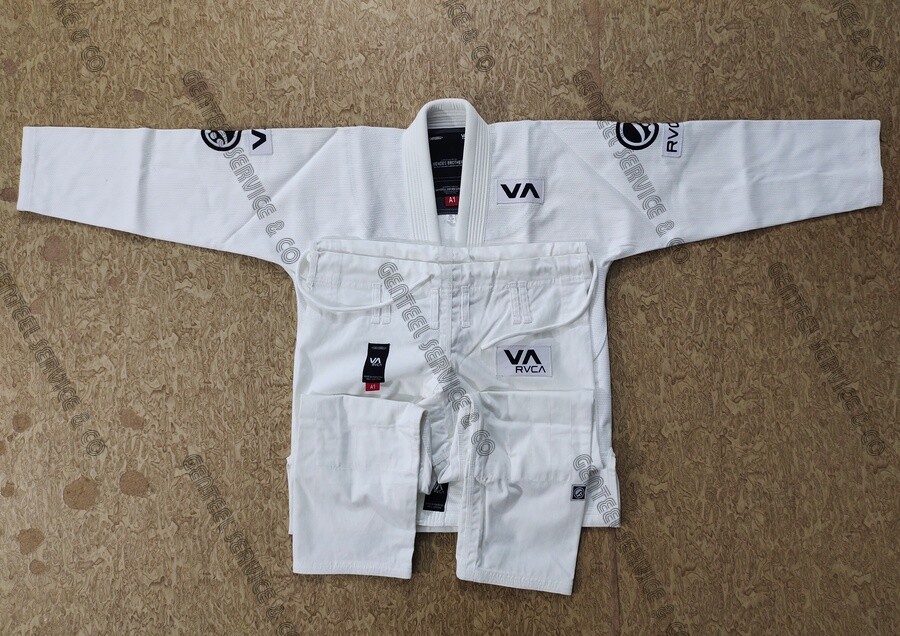 White Brazilian jiu jitsu uniform high quality 100% cotton BJJ GI A2 Size