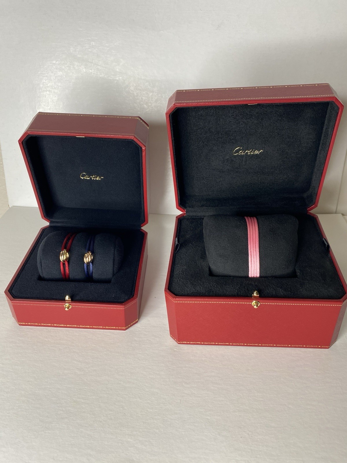 Cartier Silk Cord Petal Pink 90cm Authentic 