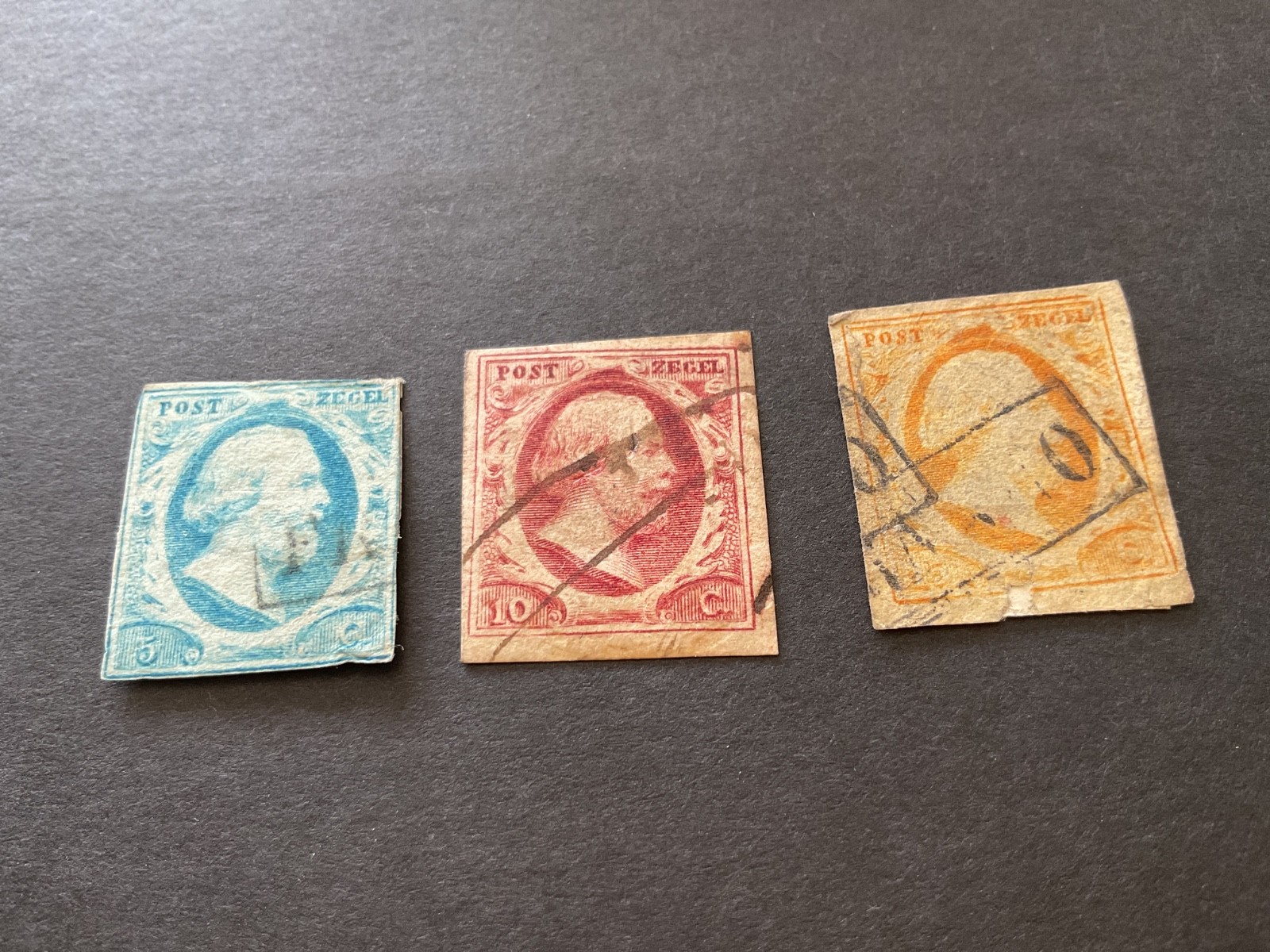 Netherlands 1852  Imperforated used stamps B3257