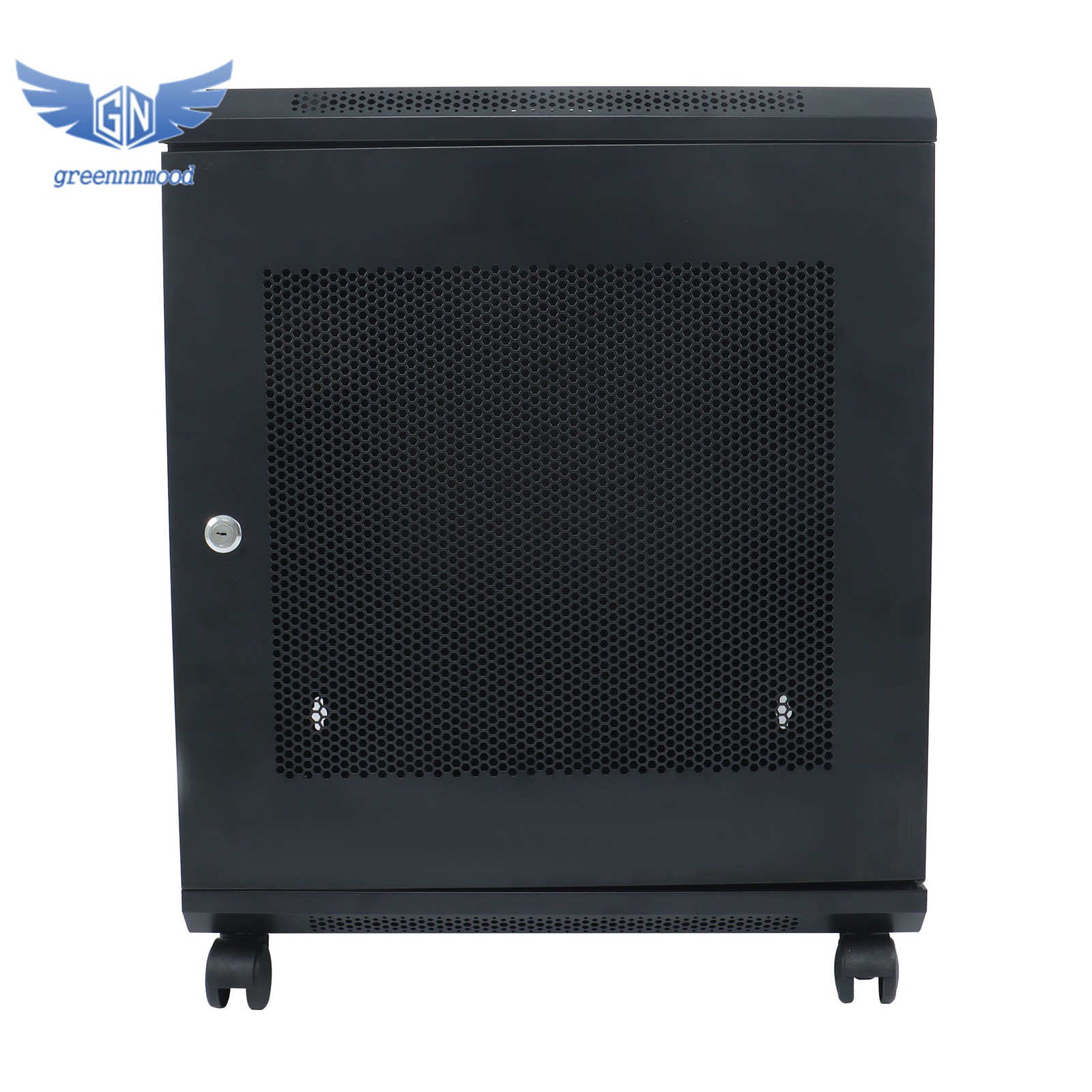 12U Wall Mount Network Server Rack Cabinet Enclosure 15.5'' Deep Door Lock