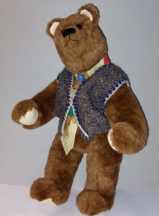 Vintage designer collectible bear Christian Thedi-bär from Switzerland