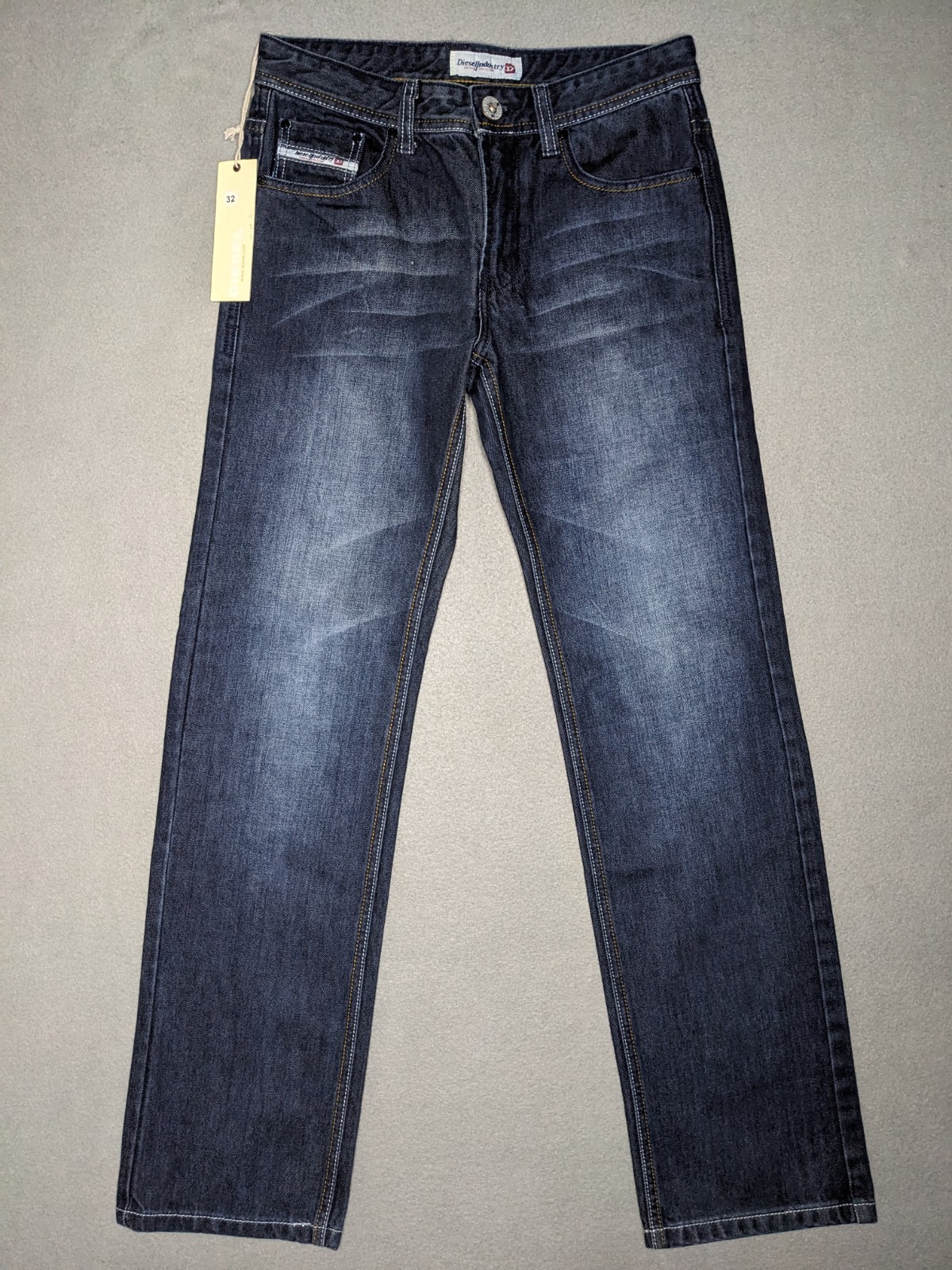 VINTAGE Diesel Industry Murran Jeans Mens 30x31 Denim Dark Wash Straight Relaxed