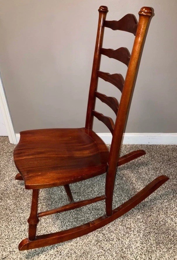 VINTAGE STICKLEY BROTHERS CHILDS ROCKING CHAIR ANTIQUE