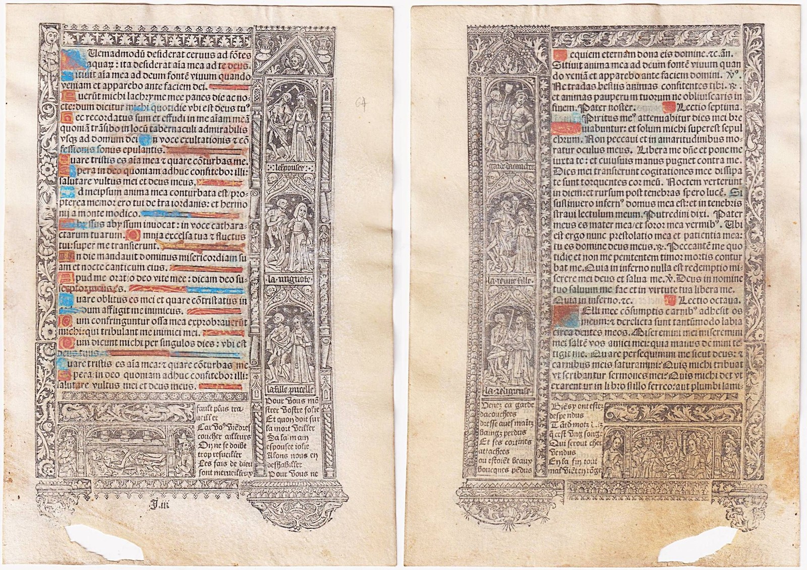 Book Of Hours Inkunabel Totentanz Paris Simon Vostre 1501 / 67