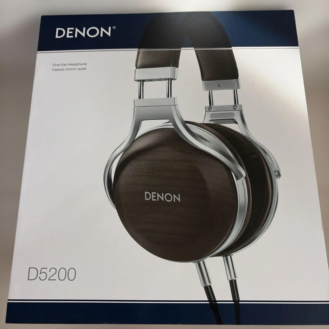 Denon AH-D5200 Over the Ear Headphones Brown Tested