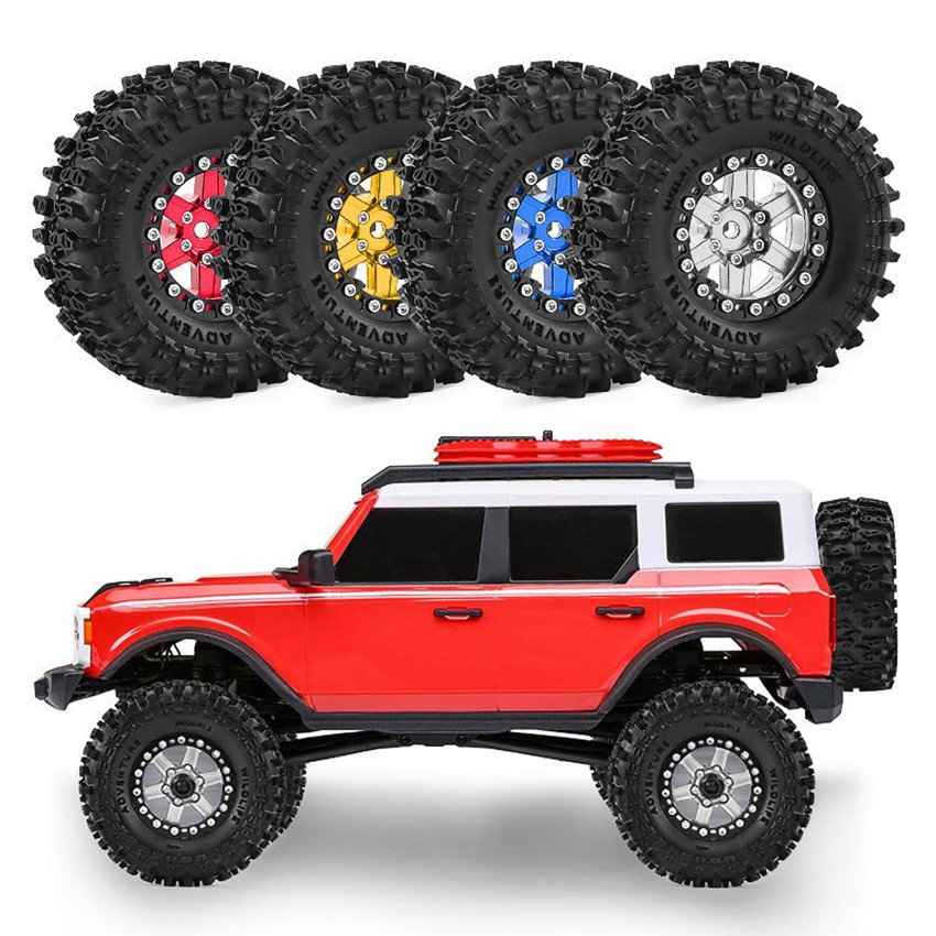 For 1/18 TRX4M SCX24 FMS Ascent-18 1.3-inch Wheel Hub Climbing Wheel Hub D380