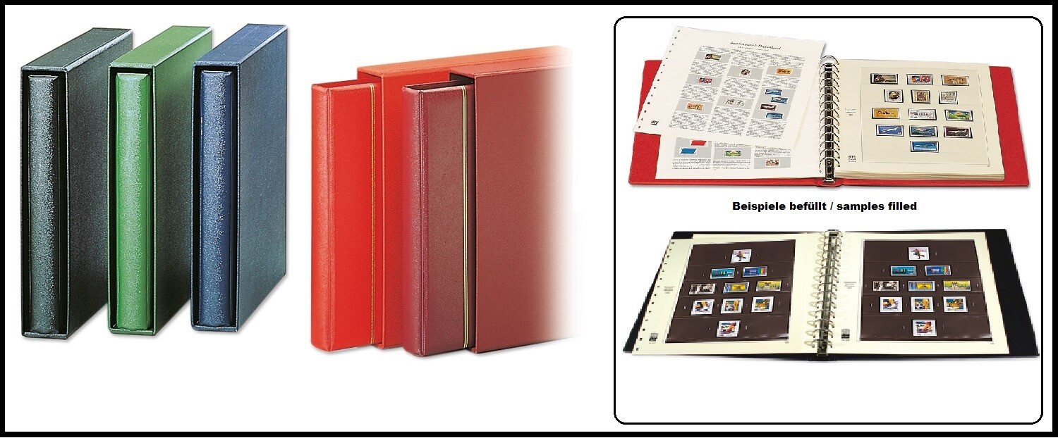 Safe 704-1 + 712-1 Ring Binder Favorit Morocco + Cassette Wine Red Empty