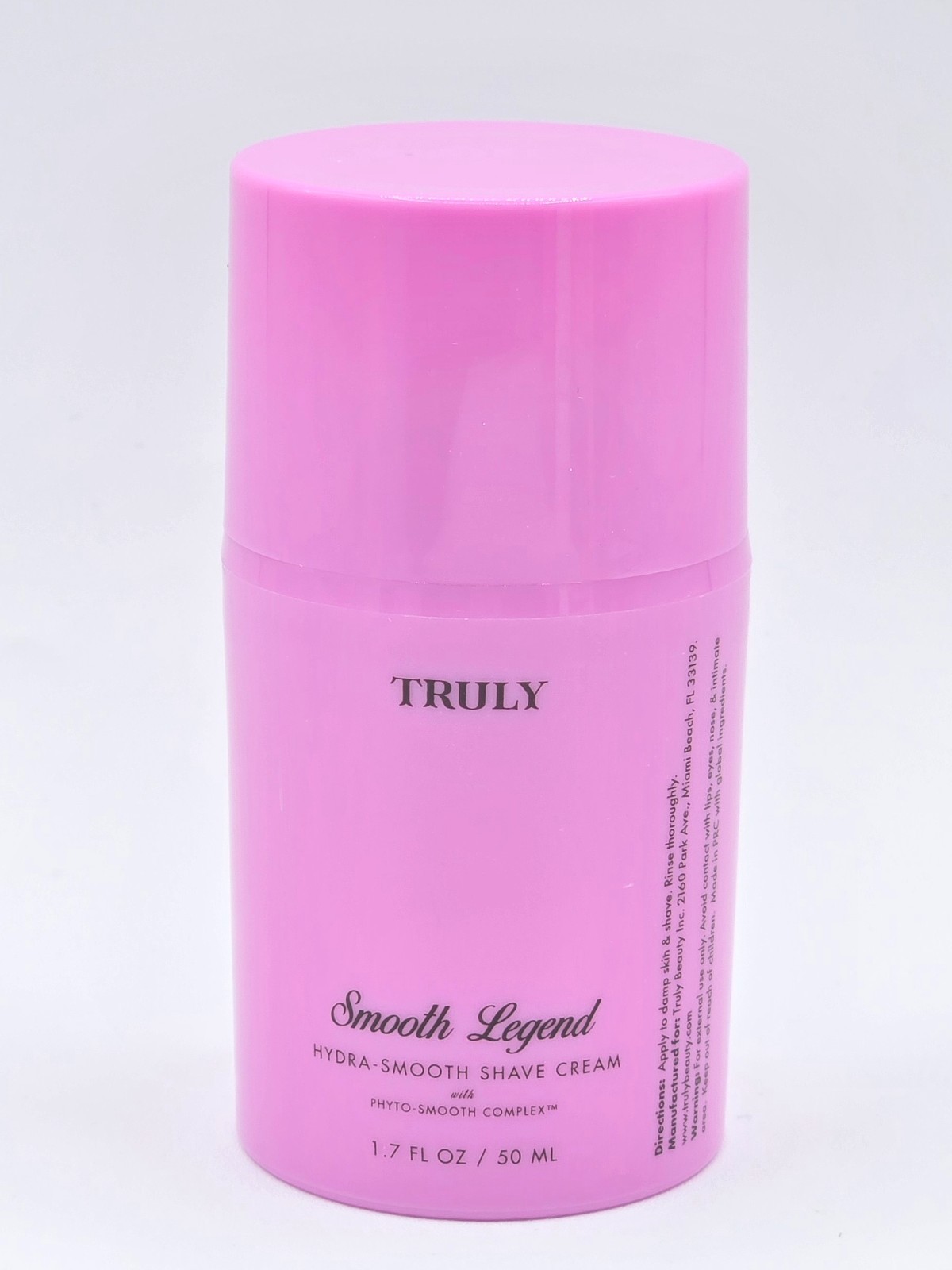 Truly Smooth Legend Hydra-Smooth Shave Cream 1.7oz New