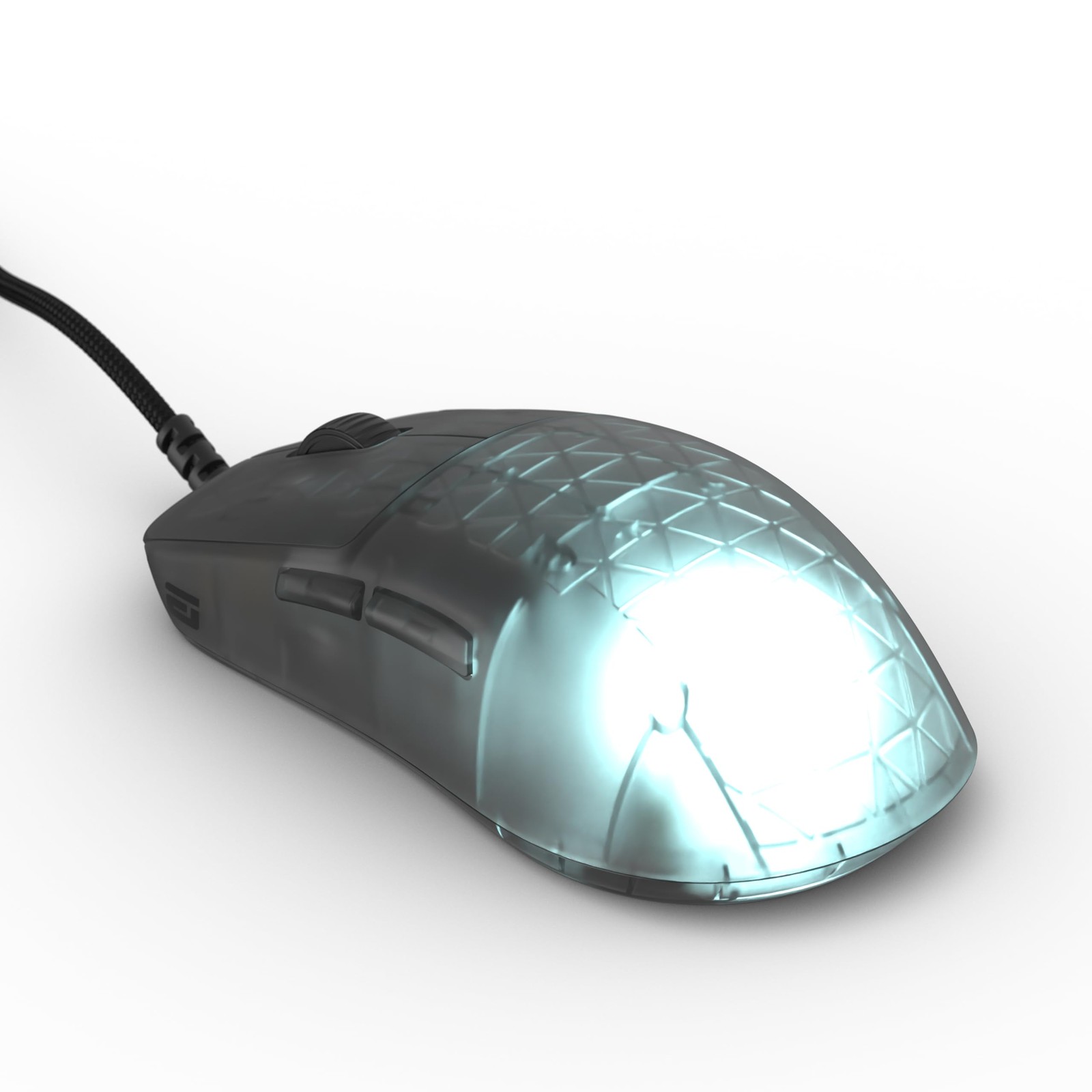 RGB Gaming Mouse - Precision Sensor, Kailh GX Switches, White Frost, Dark Design