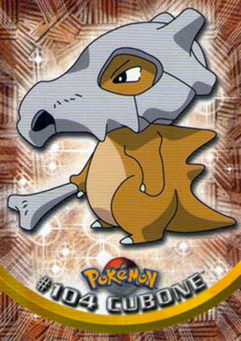 Cubone 104 - Topps Pokemon Series 2 HP