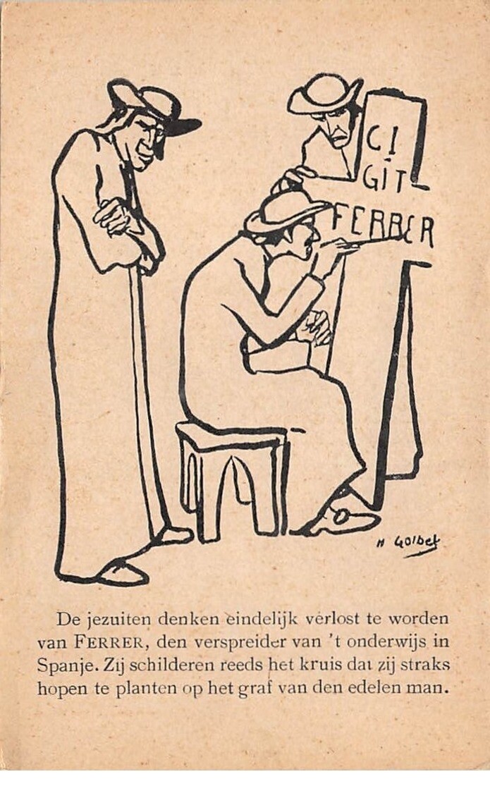 Religion - No. 63815 - Priests Signing Up One Name On A Cross