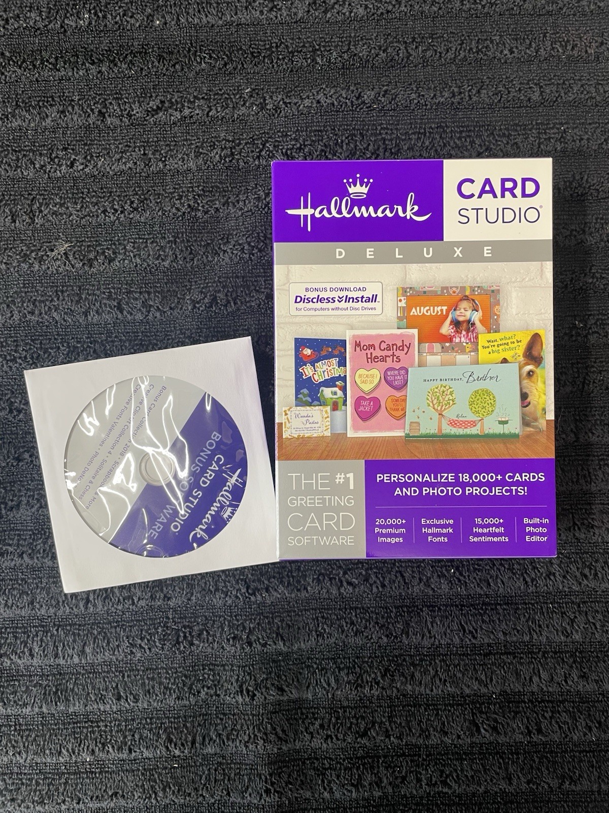 Hallmark Card Studio Deluxe Personalize 18000+ Cards Photo Projects New SEALED