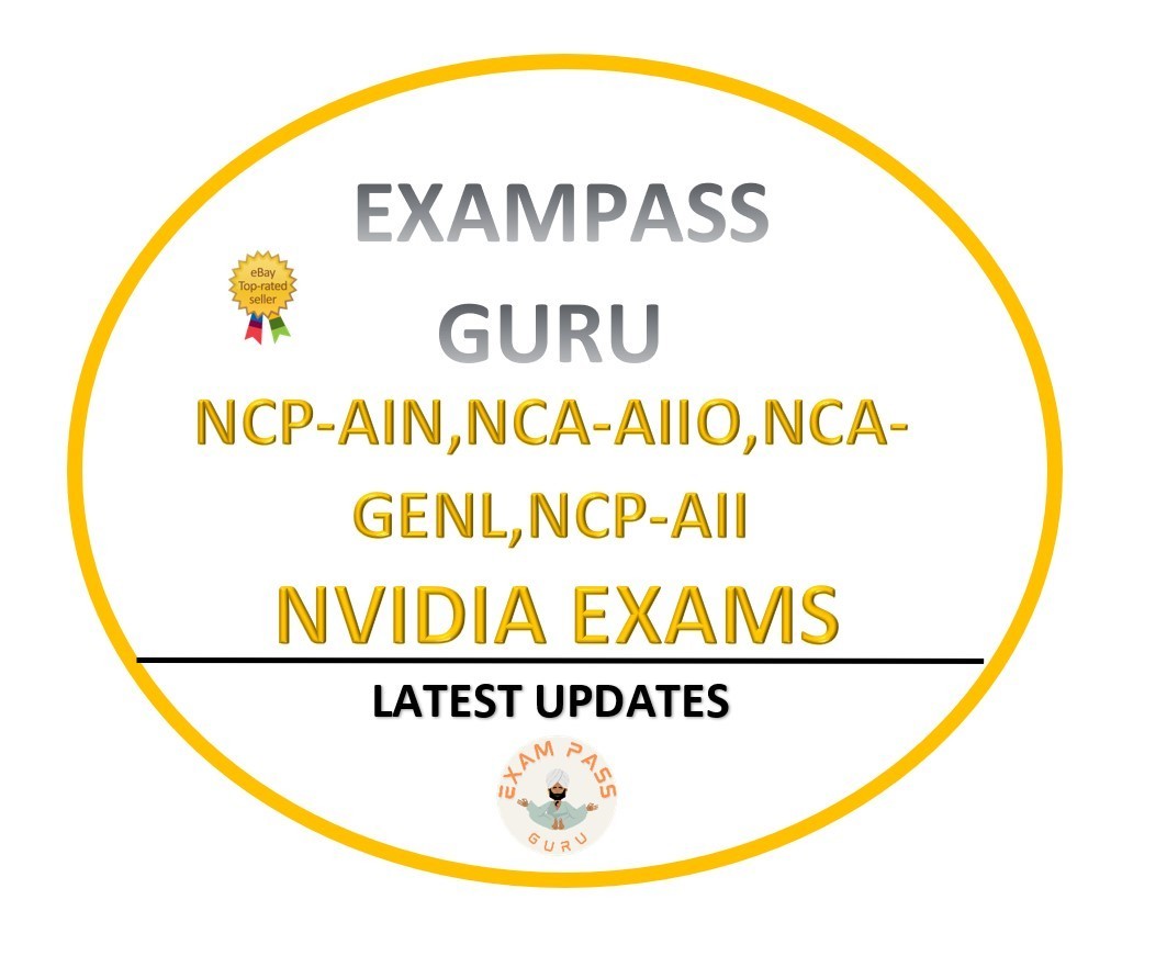 NCP-AIN,NCA-AIIO,NCA-GENL,NCP-AII Exam bundle!MARCH UPDATES